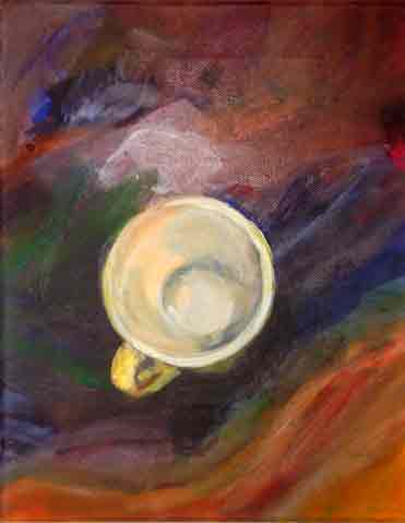 the yellow cup